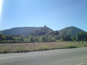 The village Ga lived in for a few years near Lucca