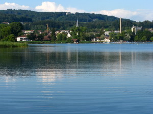 View of Pfaffikon over the lake courtesy of Wikipedia