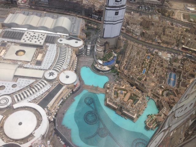 The view from the Observation Deck, it's a long way down!