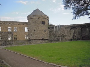 Ruins of the archbishop's castle apparently